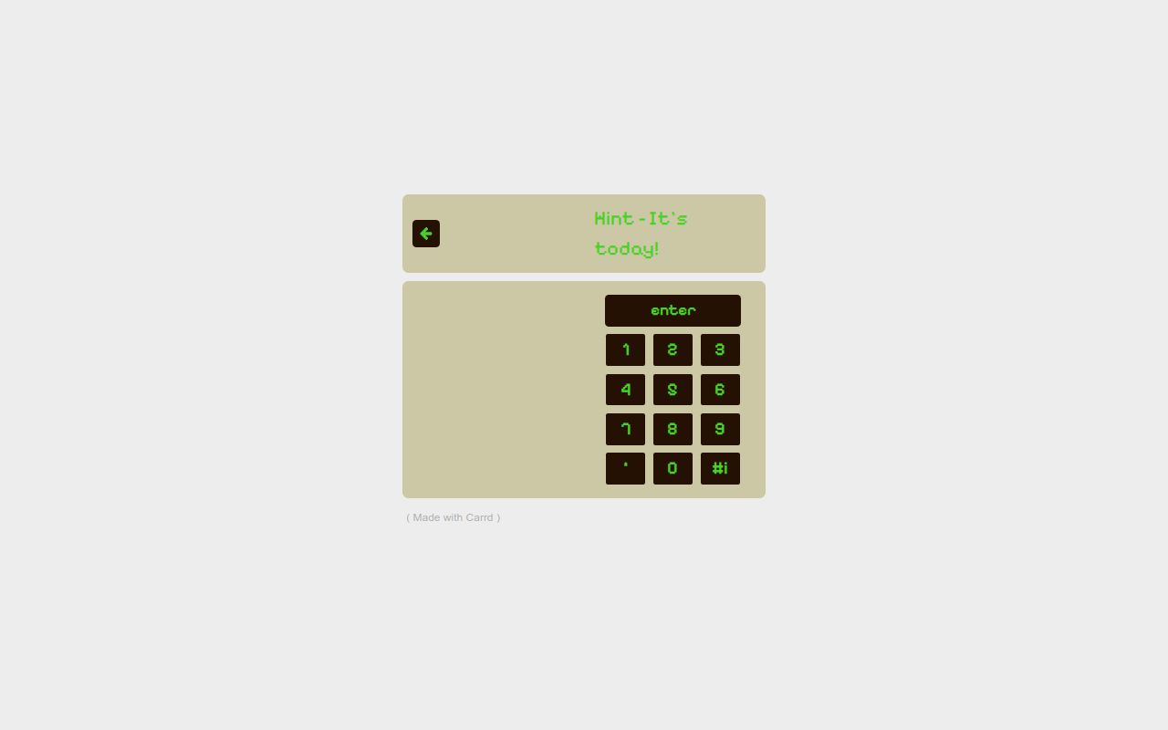 Carrd profile picture for @keypad